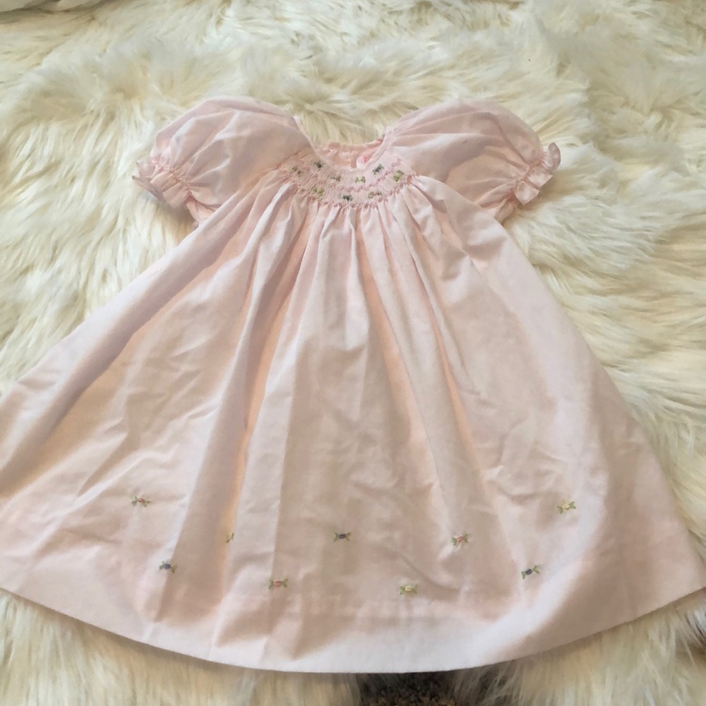 Gorgeous smocked spring dress!